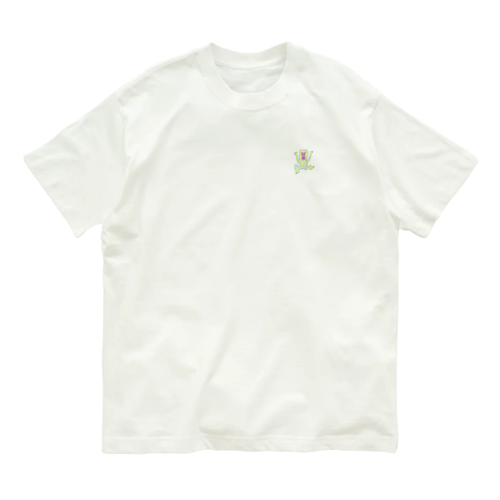 ハラペコの干支シリーズ　さる Organic Cotton T-Shirt