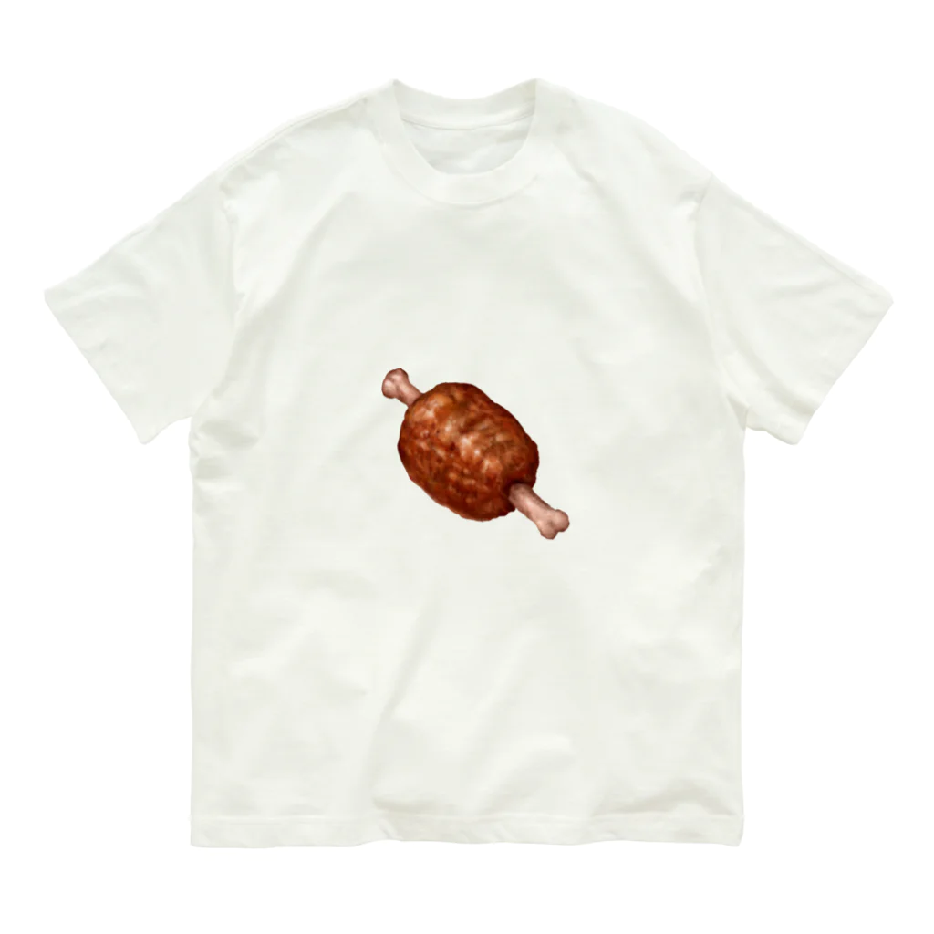 夏のどんぶり(ドンブリ)　ブラザーズ【ドンブラ】の肉 オーガニックコットンTシャツ