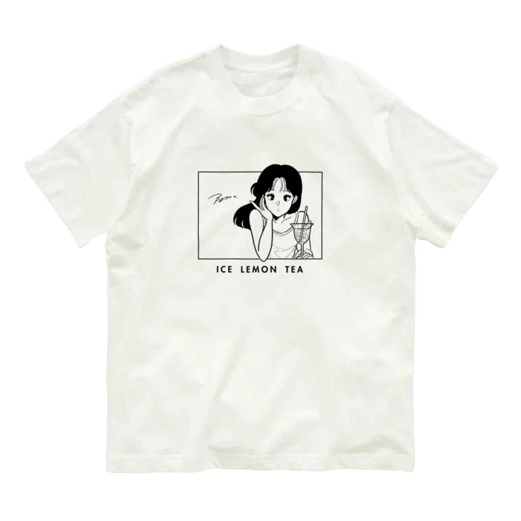 イラストレーターのサンレモのICE LEMON TEA Organic Cotton T-Shirt