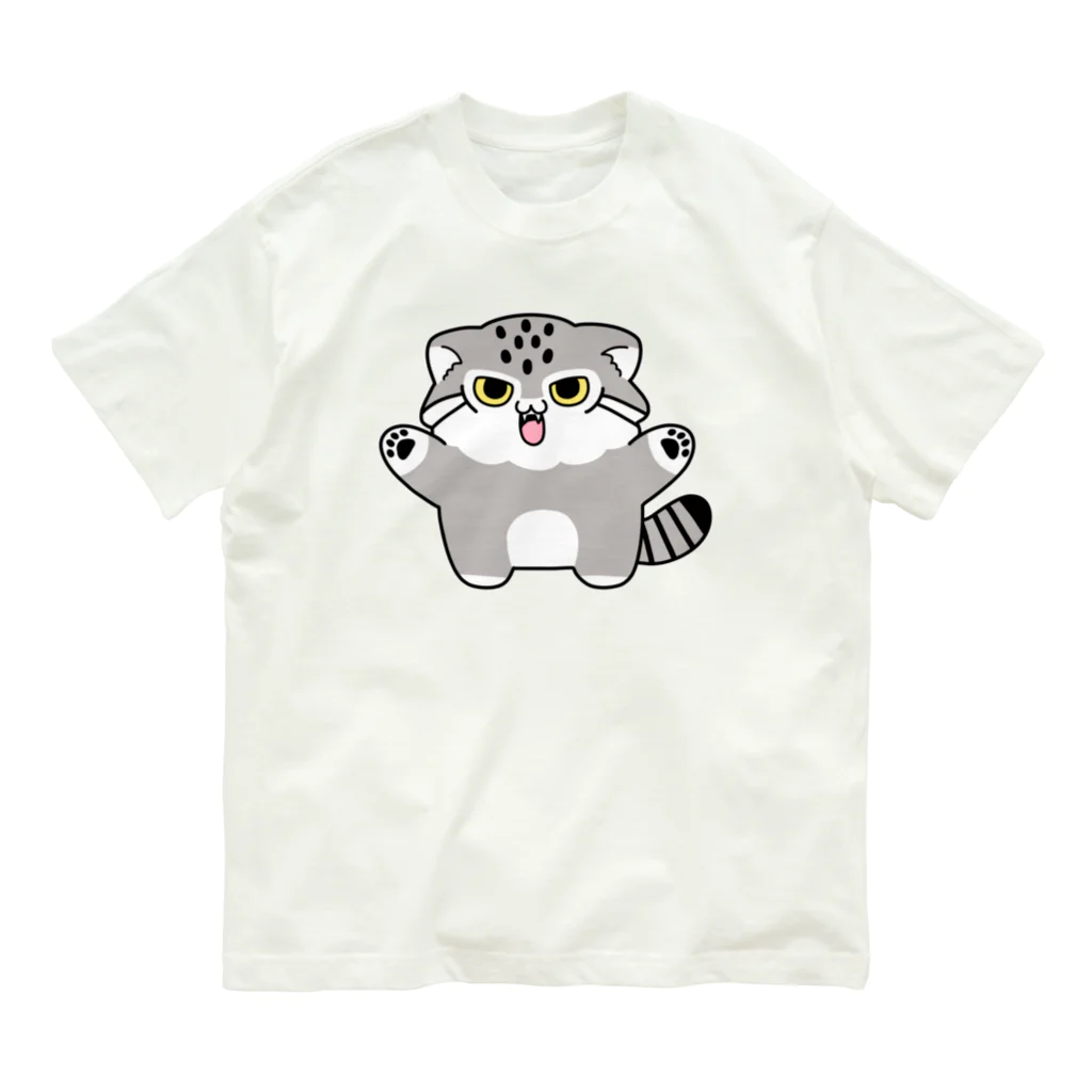 多喜のマヌルちゃんギャオー オーガニックコットンTシャツ