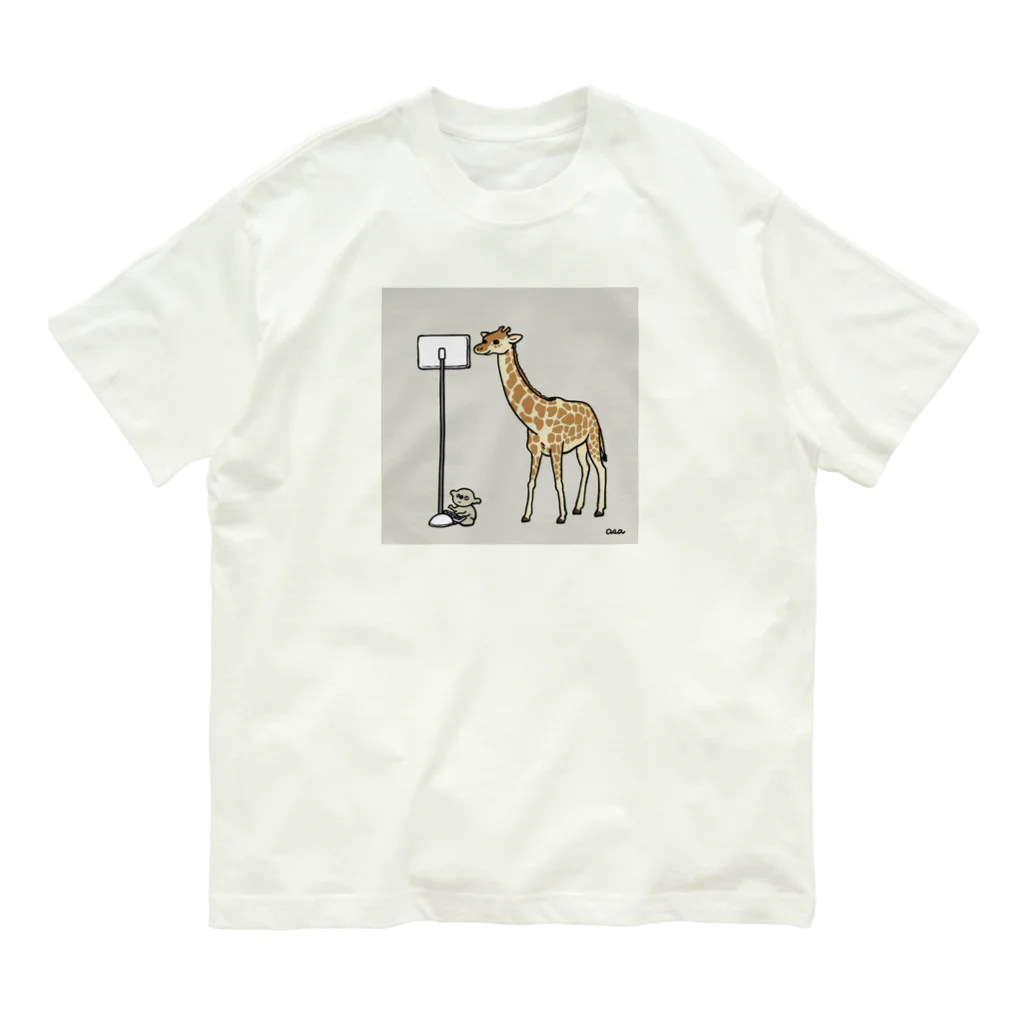 asamiikeのKirin and Koala with PC Organic Cotton T-Shirt