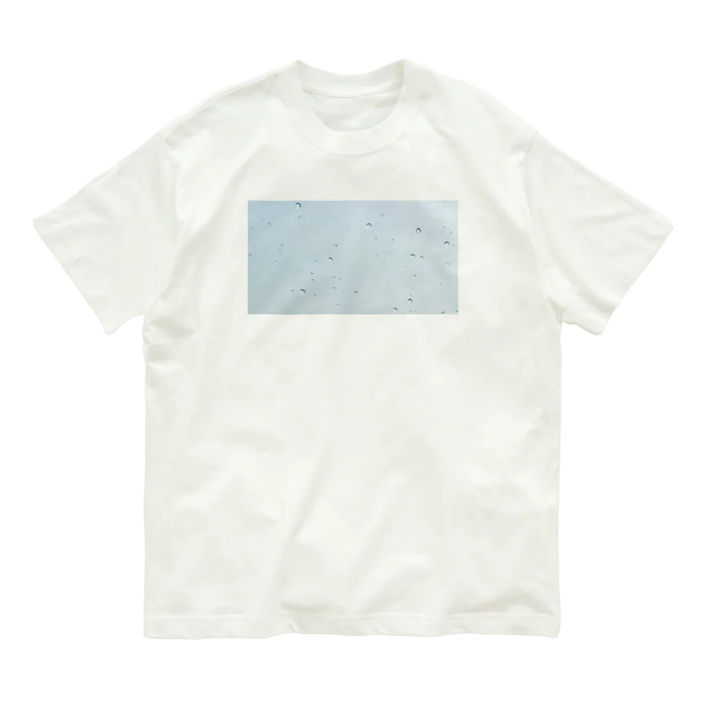 ちょこっとのrain drop Organic Cotton T-Shirt