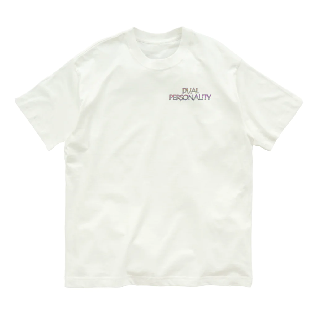 nidan-illustrationの"DUAL PERSONALITY"(clr) #2 オーガニックコットンTシャツ