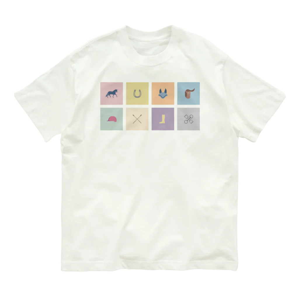 Umarche SUZURI店 presented by ショーゴのウマグラム アイコン  シカク Organic Cotton T-Shirt