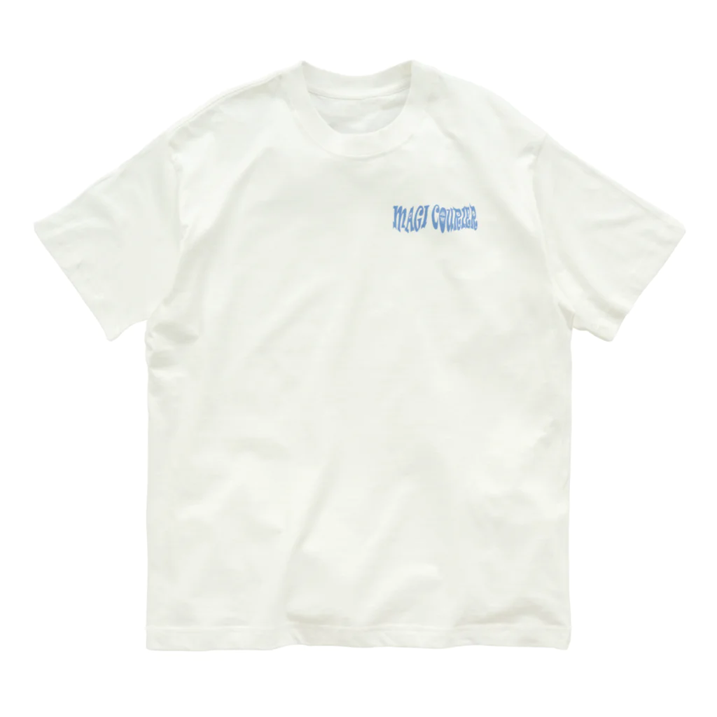 nidan-illustrationの“MAGI COURIER” blue #2 Organic Cotton T-Shirt