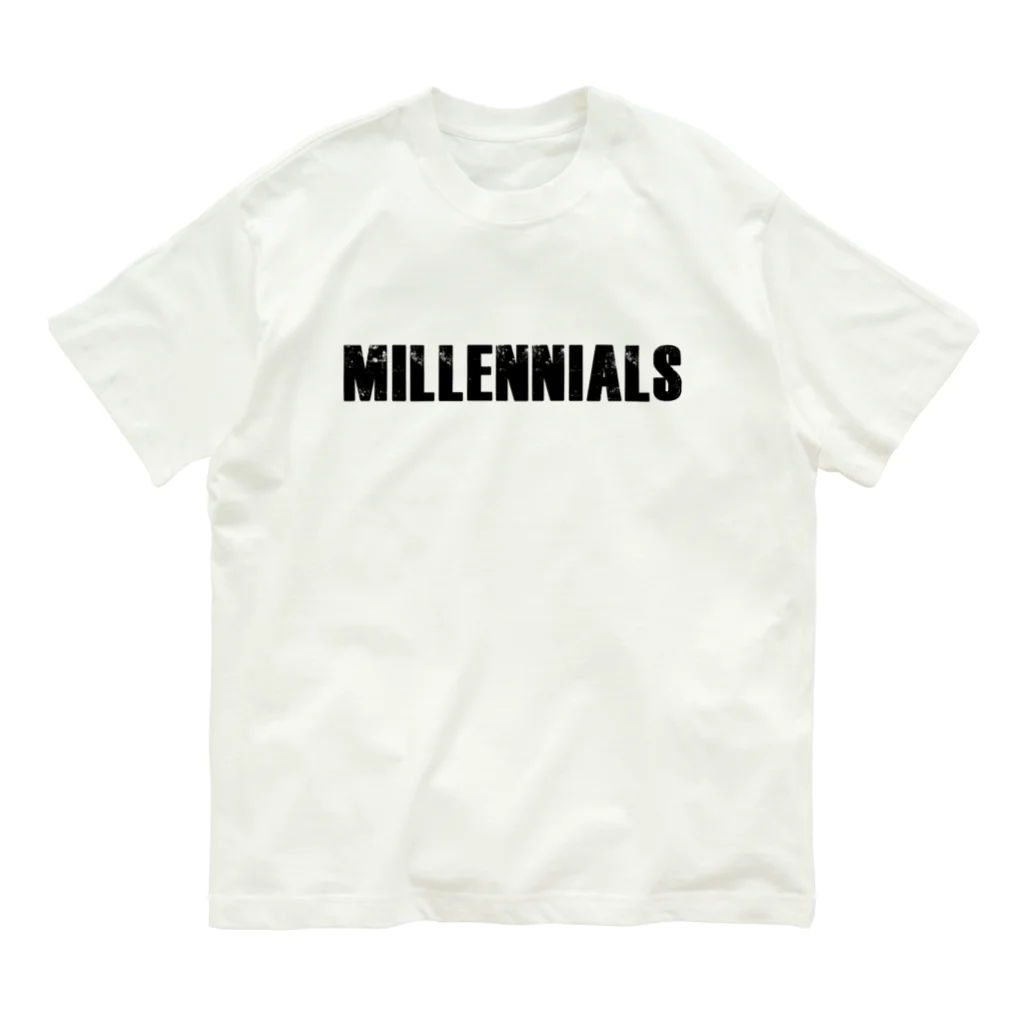 _PEAR_のMillennials ミレニアルズ オーガニックコットンTシャツ