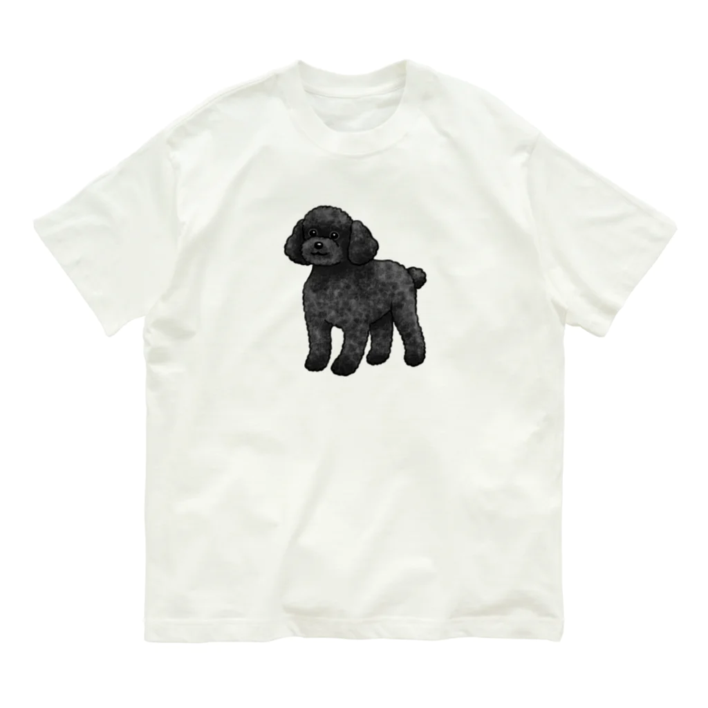 chippokeのトイプードル ブラック Organic Cotton T-Shirt