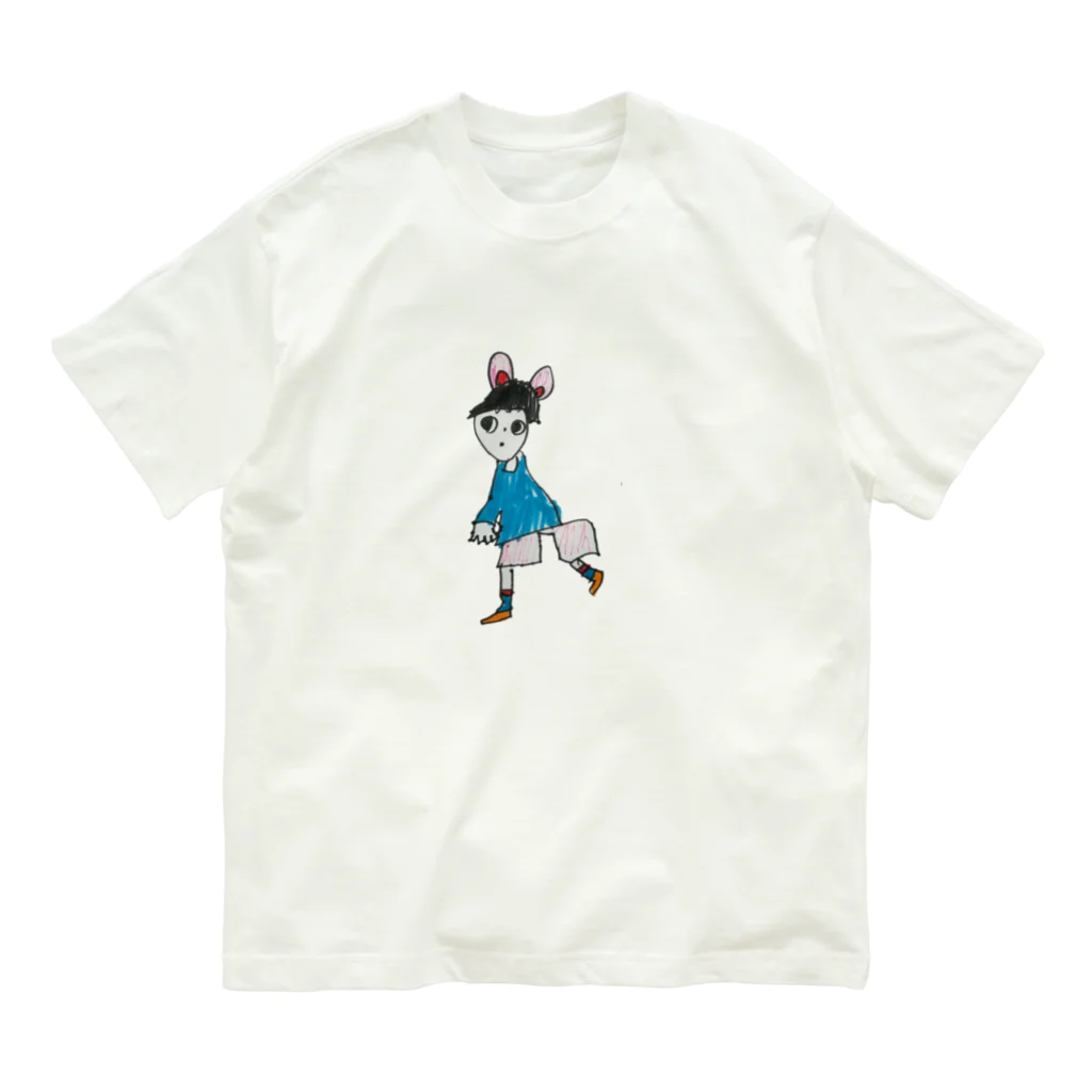 jacob6kikiのネズミ少年 オーガニックコットンTシャツ