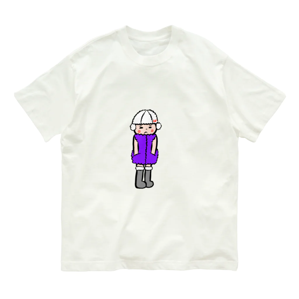 suisui_sadoの冬服スイスイちゃん オーガニックコットンTシャツ