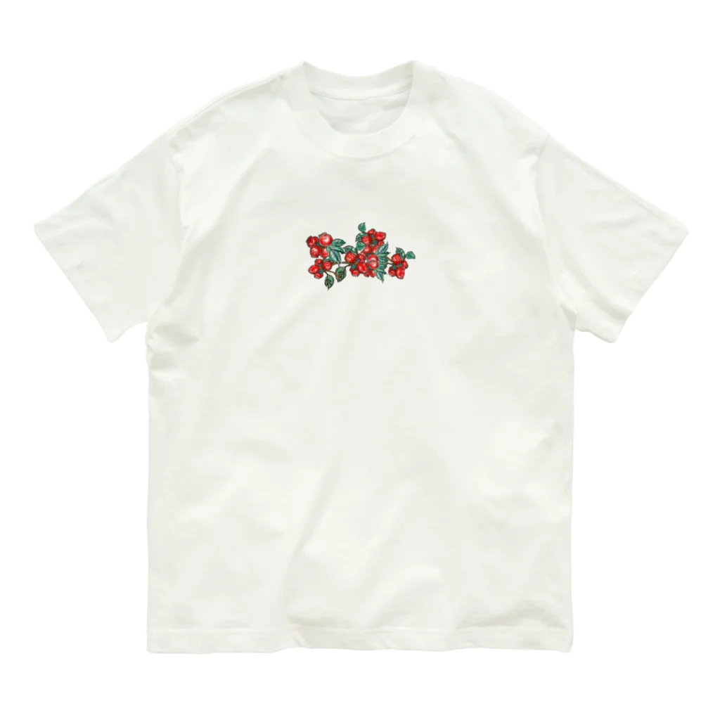 mochamaruの絵本のベリー Organic Cotton T-Shirt