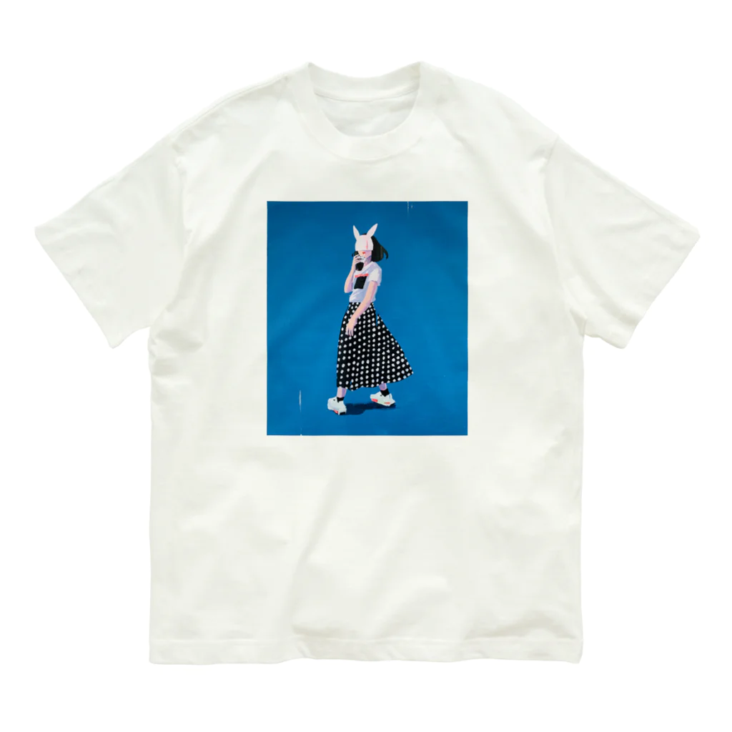 有村佳奈のART FASHION SHOPのblue girl Organic Cotton T-Shirt