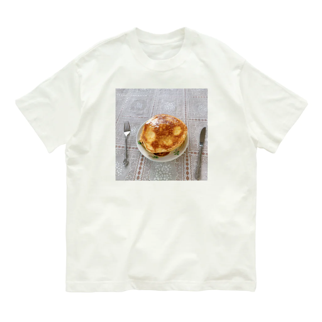 野菜スープの実家のホットケーキ Organic Cotton T-Shirt