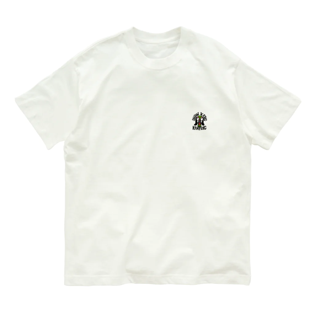 Snow King Ramping officialのKing君トップス Organic Cotton T-Shirt