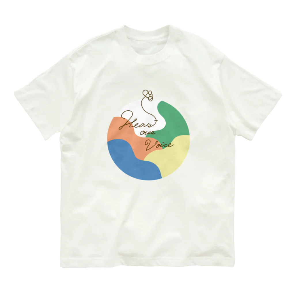 kakidaのHear our Voice Organic Cotton T-Shirt