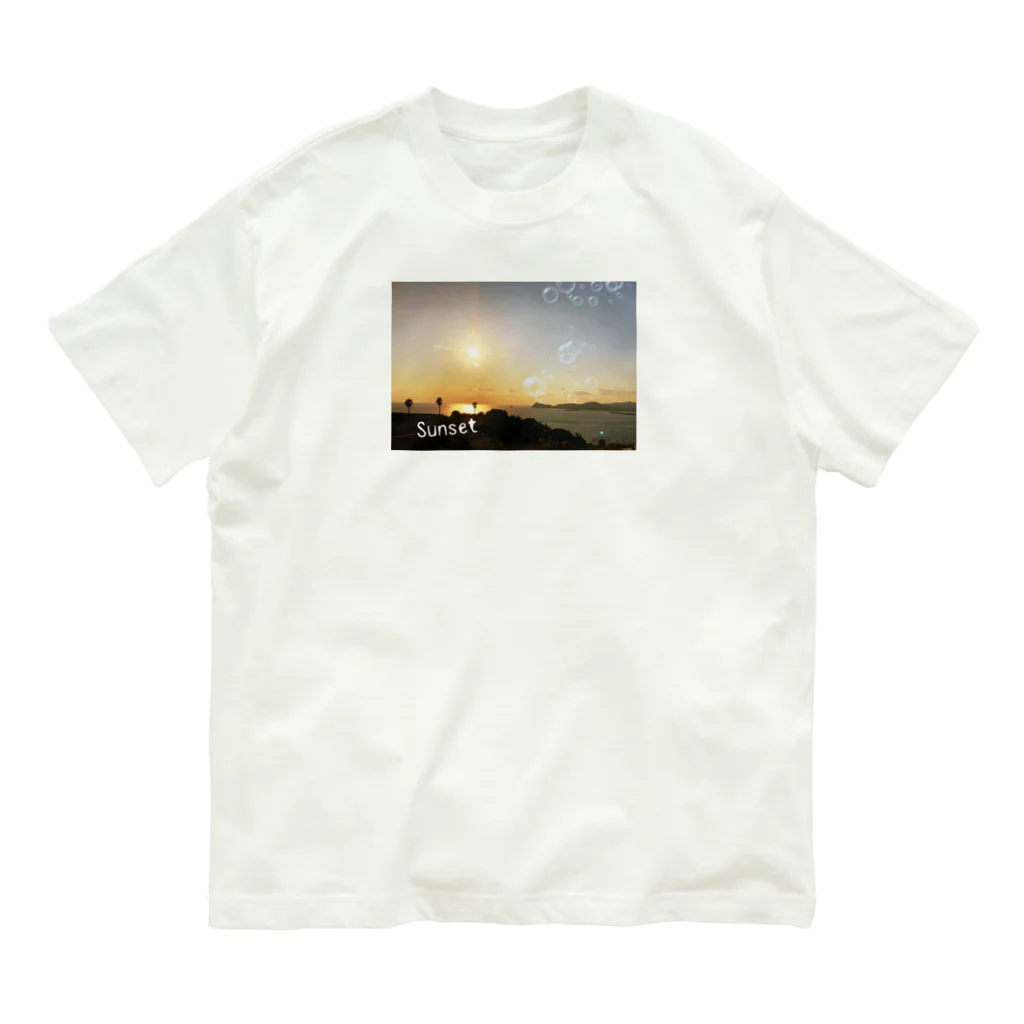 水彩屋のSunset オーガニックコットンTシャツ