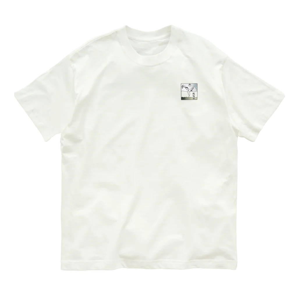 NIWACAMPERのニワキャンパー太陽のやつ Organic Cotton T-Shirt