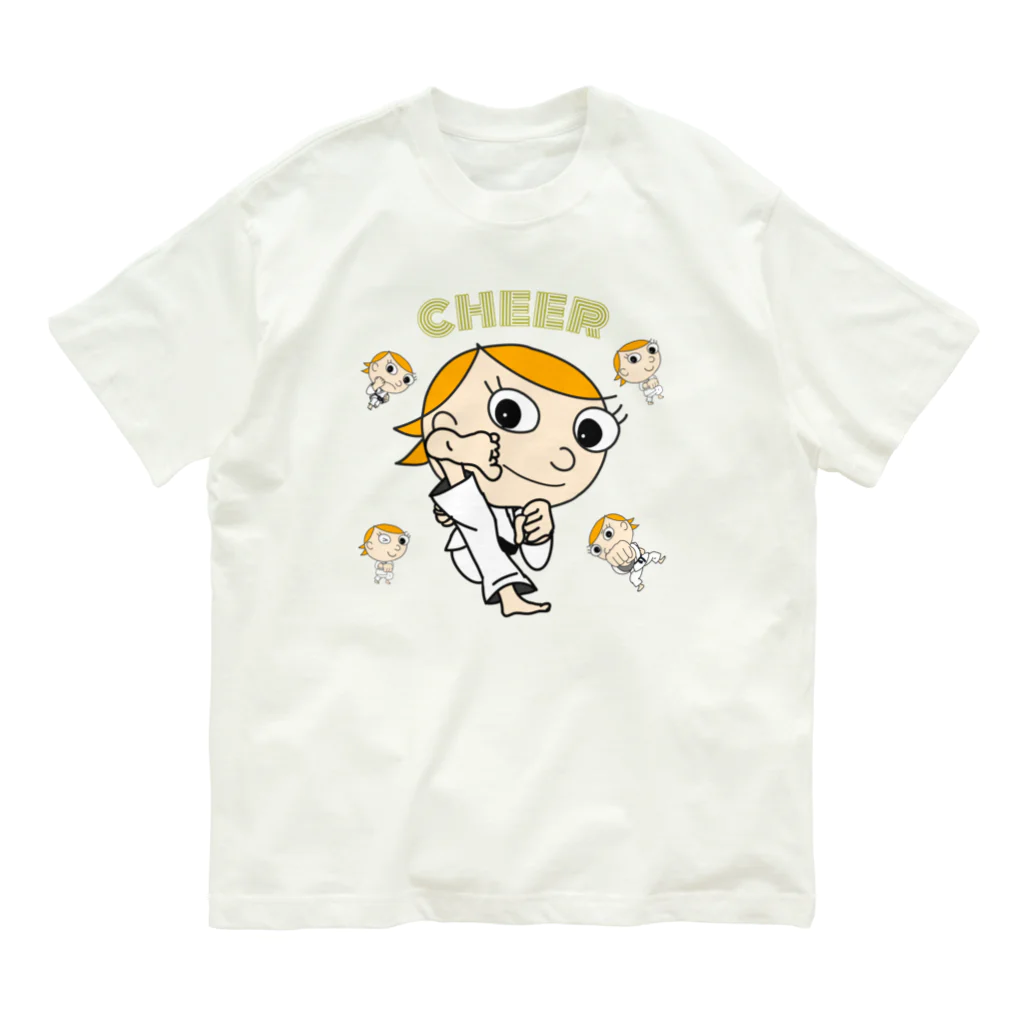 charlolのcheer Charlie オーガニックコットンTシャツ