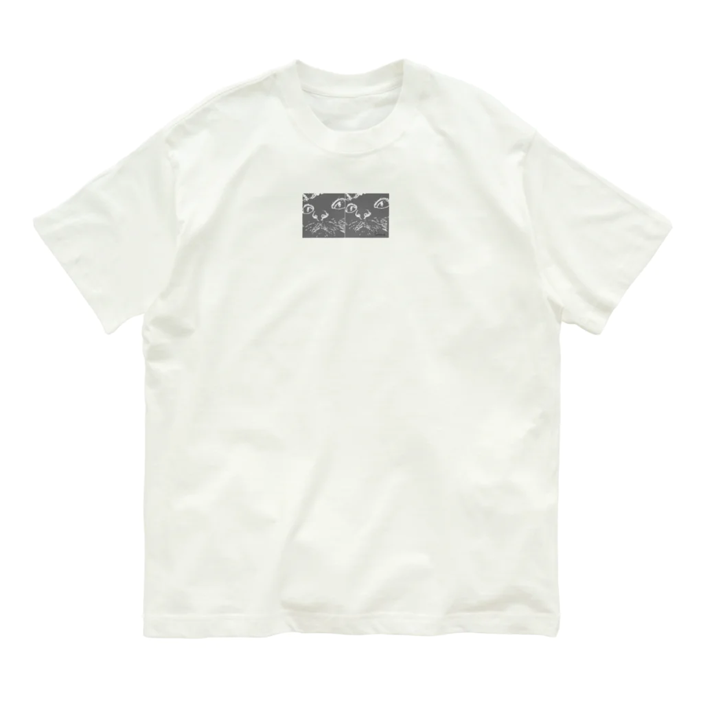 my dear catの美猫ハーフ Organic Cotton T-Shirt