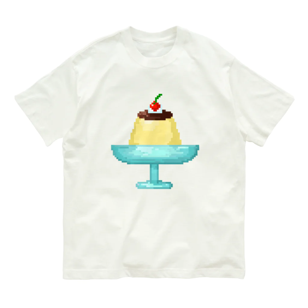 ハルカゼ雑貨店のドット絵ノプリン Organic Cotton T-Shirt