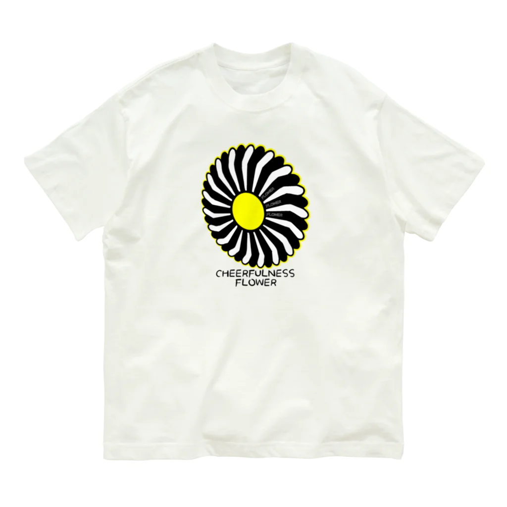縮図のchrysanthemum T-shirt オーガニックコットンTシャツ
