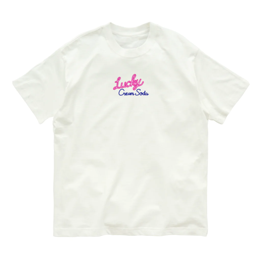 ヤンヤン商店のラッキークリームソーダ Organic Cotton T-Shirt