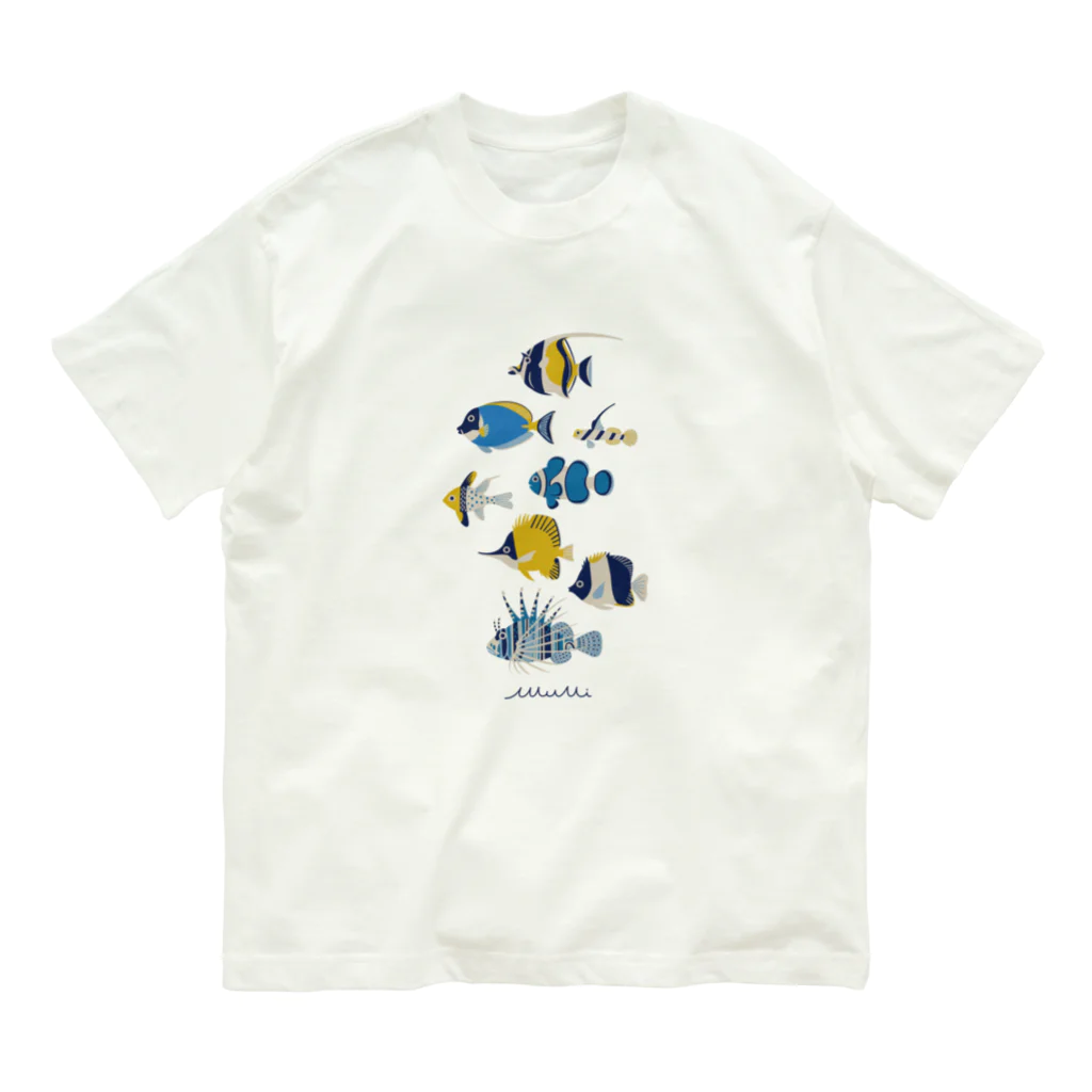 Astrio SUZURI店のお魚いろいろ 縦2 Organic Cotton T-Shirt