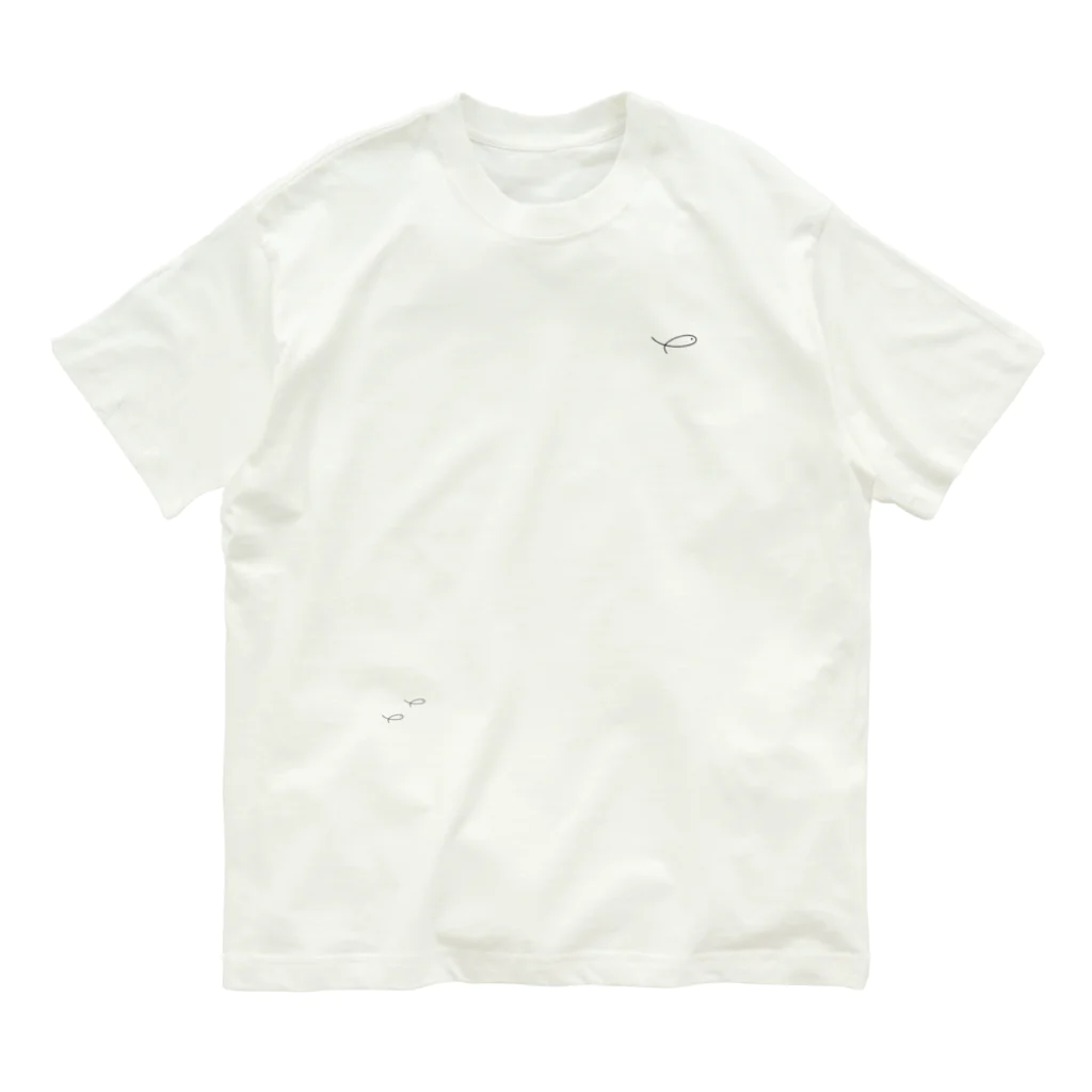 swimmy___のおさかな3匹 Organic Cotton T-Shirt