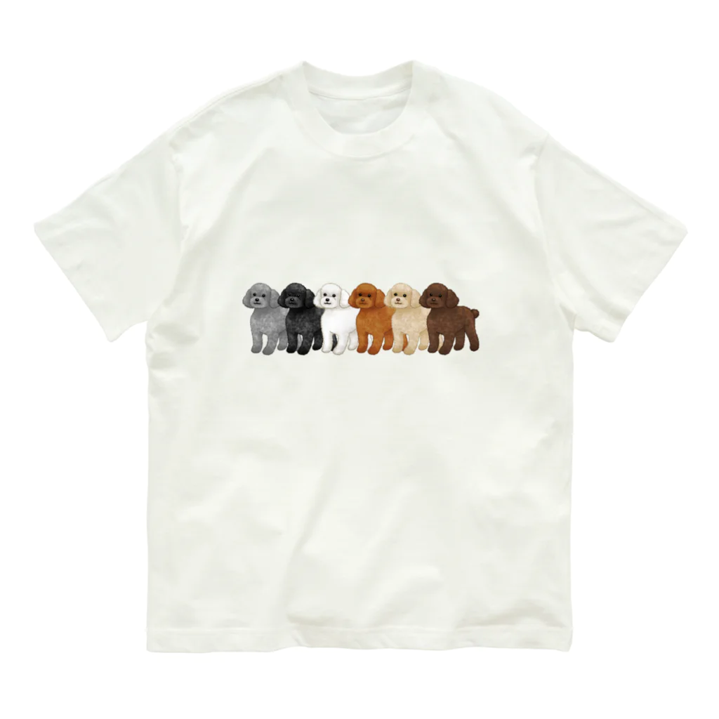 chippokeのトイプードルいろいろ Organic Cotton T-Shirt