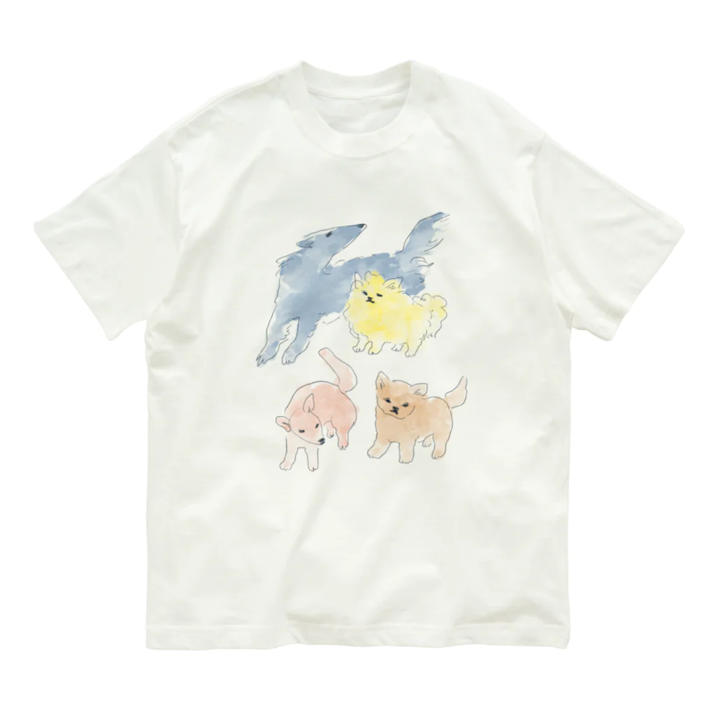 yoinu-ryoudogの犬.4 オーガニックコットンTシャツ