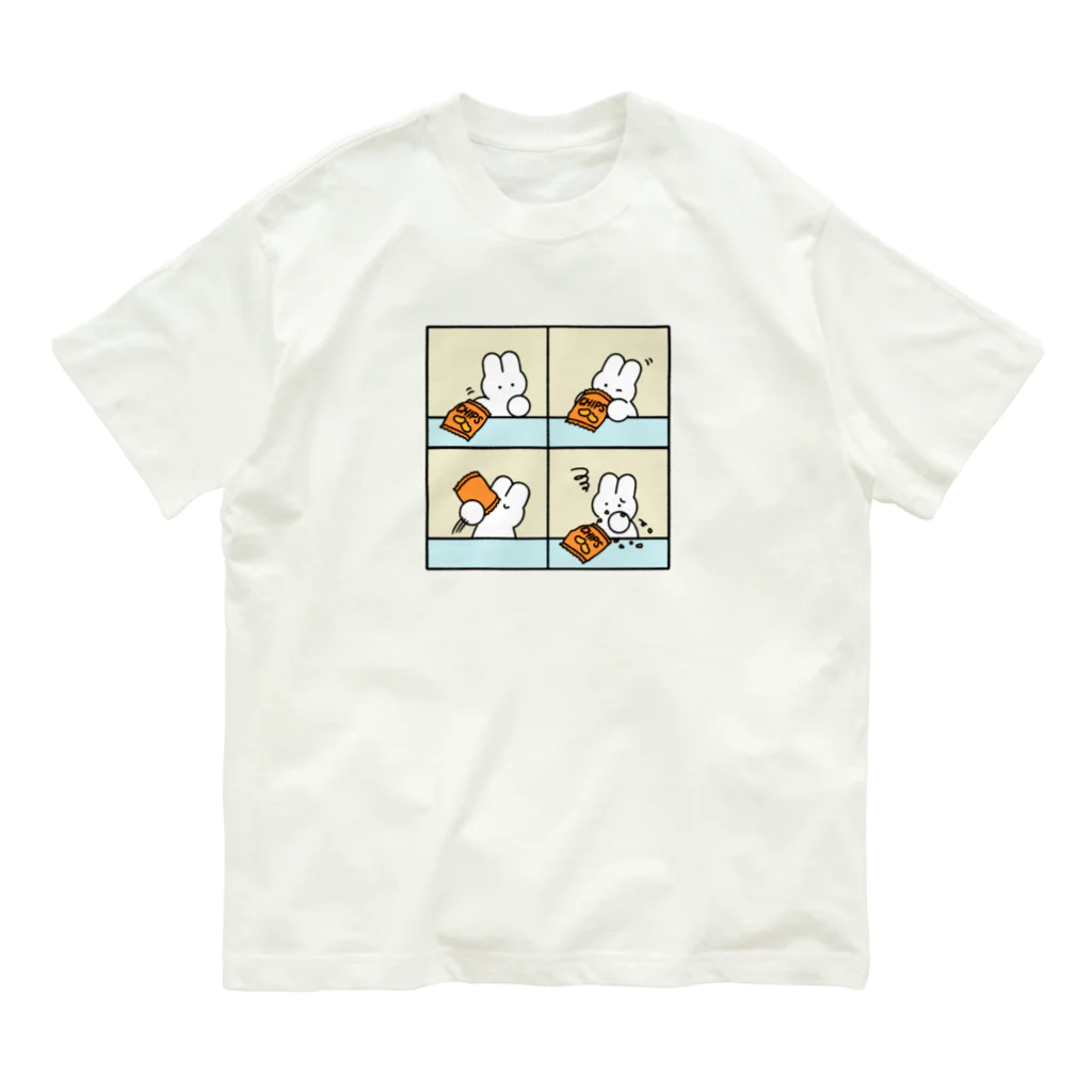 nsnのCHIPS オーガニックコットンTシャツ