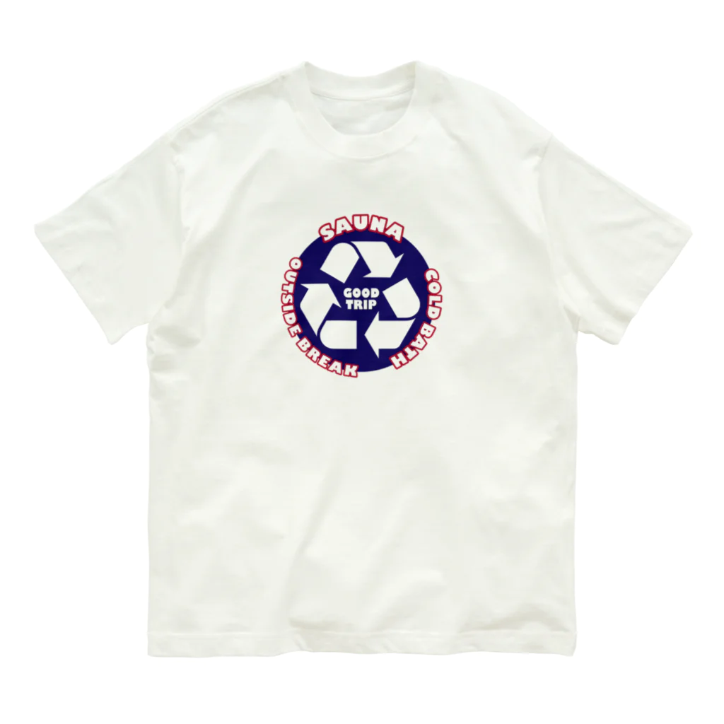 LEE SHOPのSAUNA is GOOD TRIP Tシャツ オーガニックコットンTシャツ