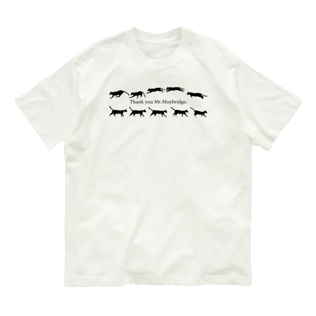 qplus9のmuybridge cats Organic Cotton T-Shirt