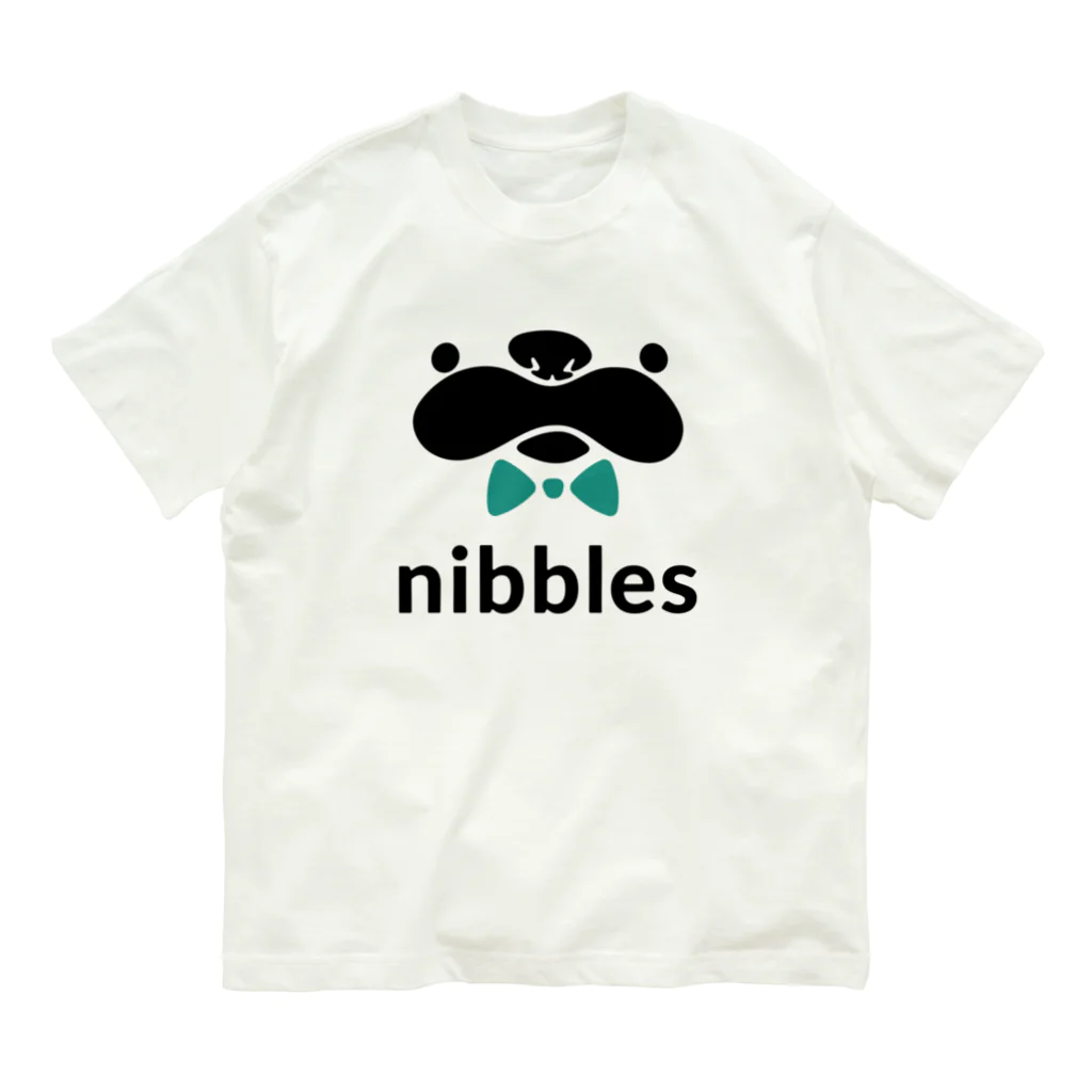 nibbles & 105のnibblesグッズ オーガニックコットンTシャツ