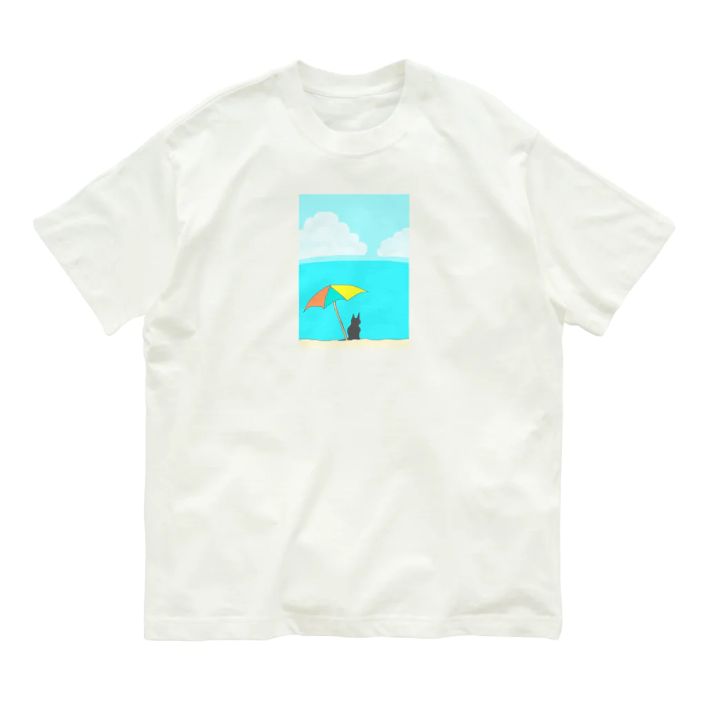 kyo375の海と猫 Organic Cotton T-Shirt