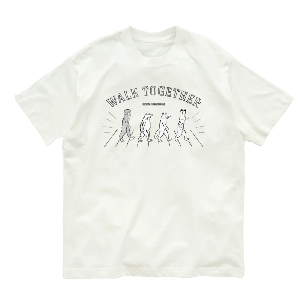 TOPECONHEROESのGIGA WALKER オーガニックコットンTシャツ