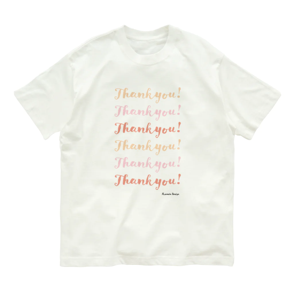 ReeminDesignのThankyou! オーガニックコットンTシャツ