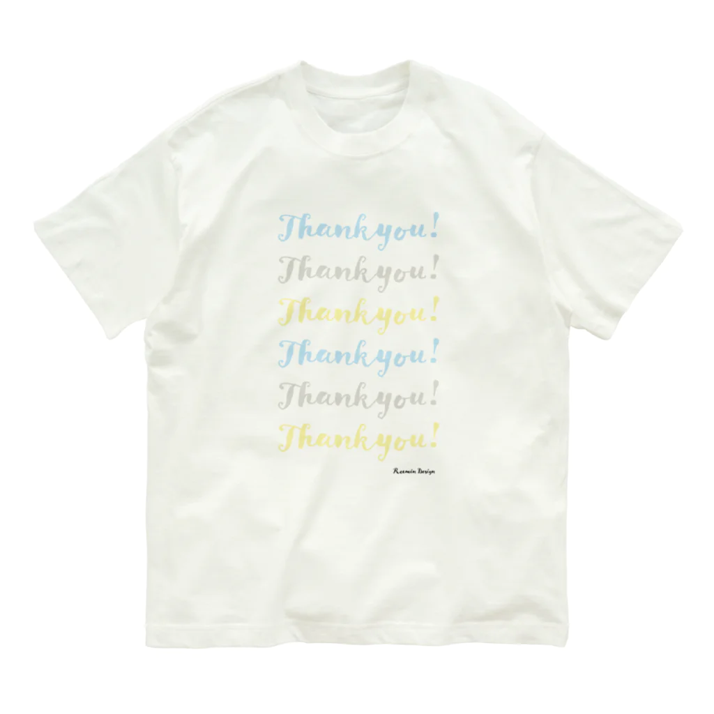 ReeminDesignのThankyou!-003 Organic Cotton T-Shirt