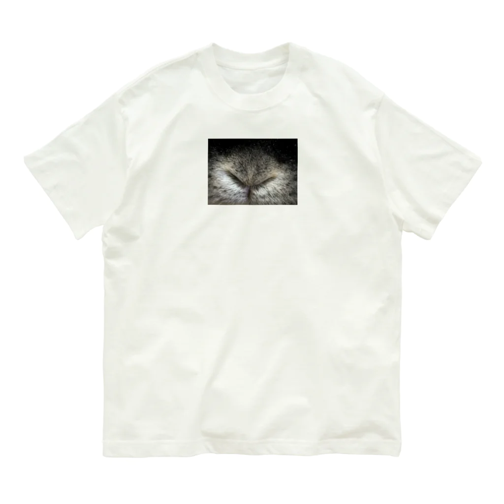 うさぎの寅吉君のうさぎの鼻 オーガニックコットンTシャツ