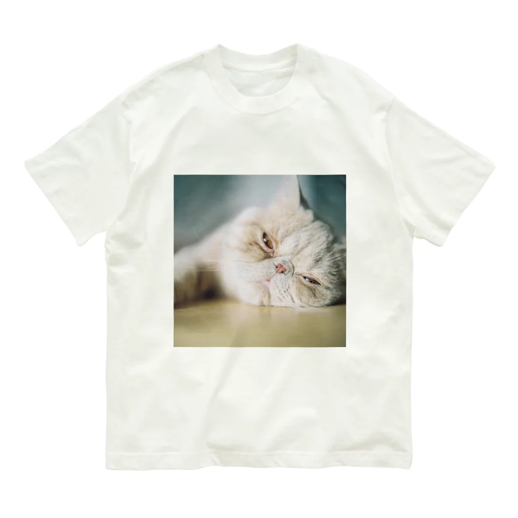 hakusanmarqshopのとろけるまるちゃん表だけ Organic Cotton T-Shirt