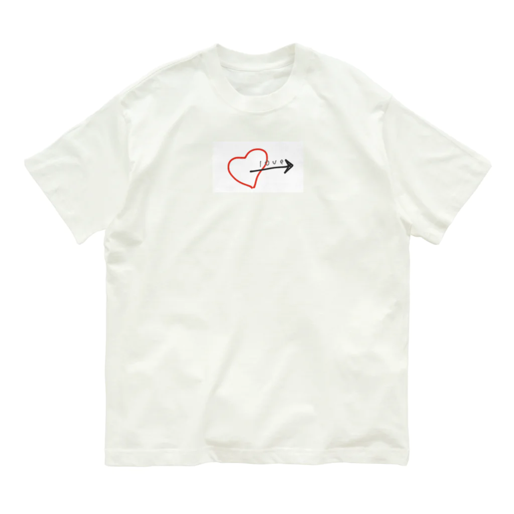 ねぼすけのLOVE Organic Cotton T-Shirt