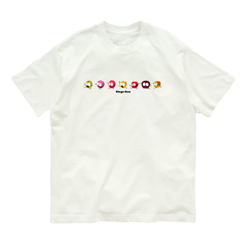 りんごくんのおみせのRingo-kun オーガニックコットンTシャツ
