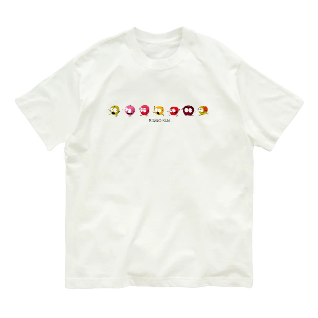 りんごくんのおみせのRingo-Kun オーガニックコットンTシャツ