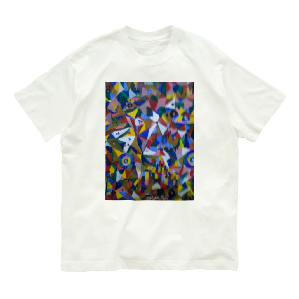 OKASOのアトリエの猫を探して! Organic Cotton T-Shirt