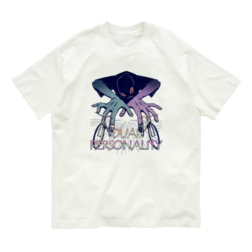 nidan-illustrationの"DUAL PERSONALITY"(clr) #1 オーガニックコットンTシャツ