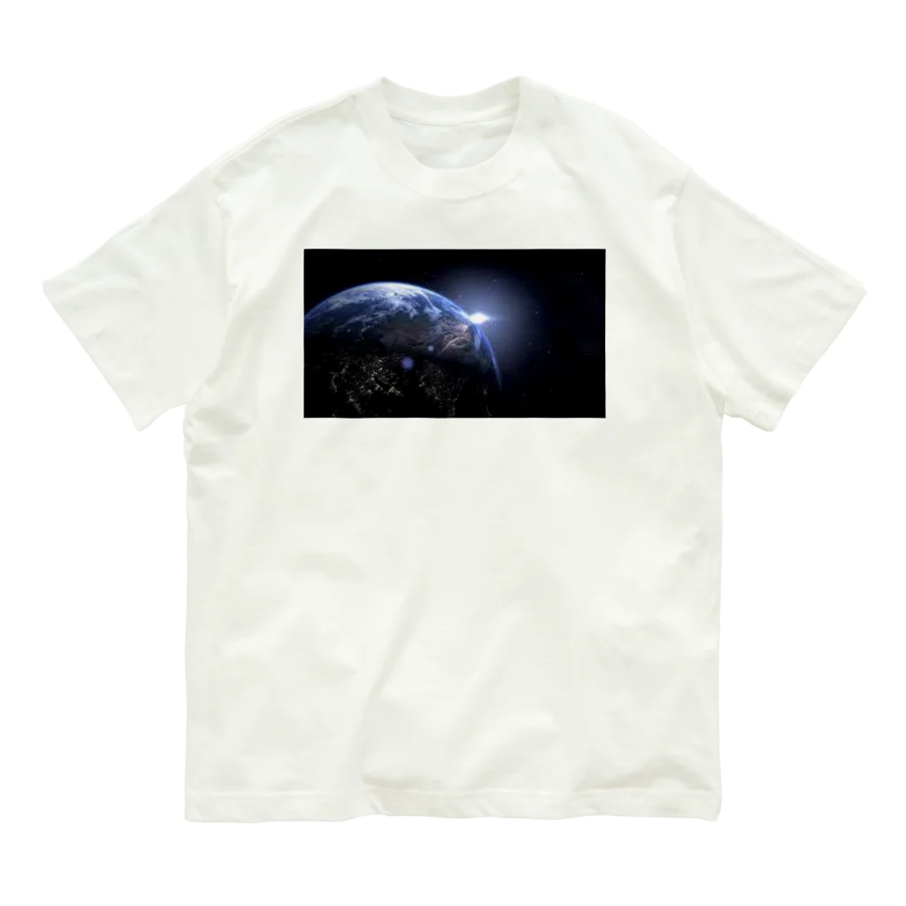 アバドンSHOPの地球 Organic Cotton T-Shirt