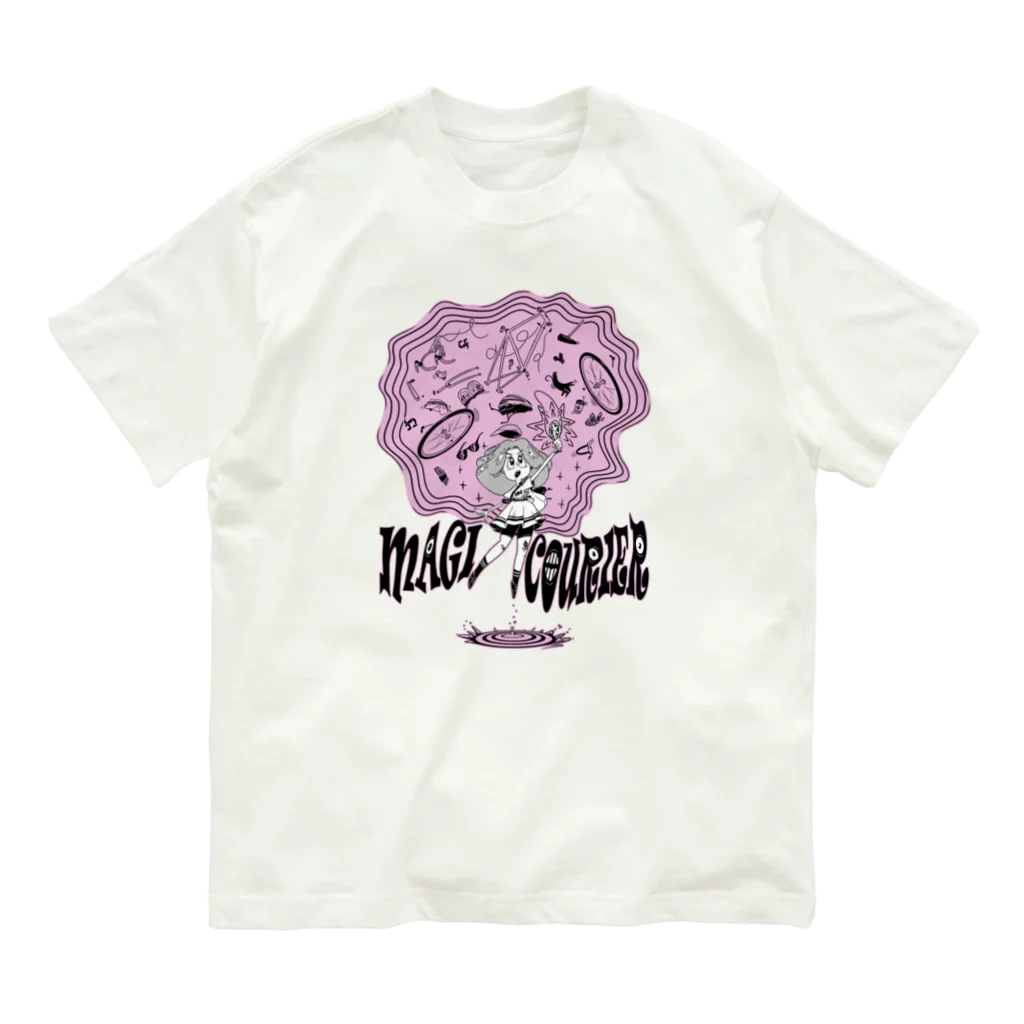 nidan-illustrationの“MAGI COURIER” pink #1 Organic Cotton T-Shirt