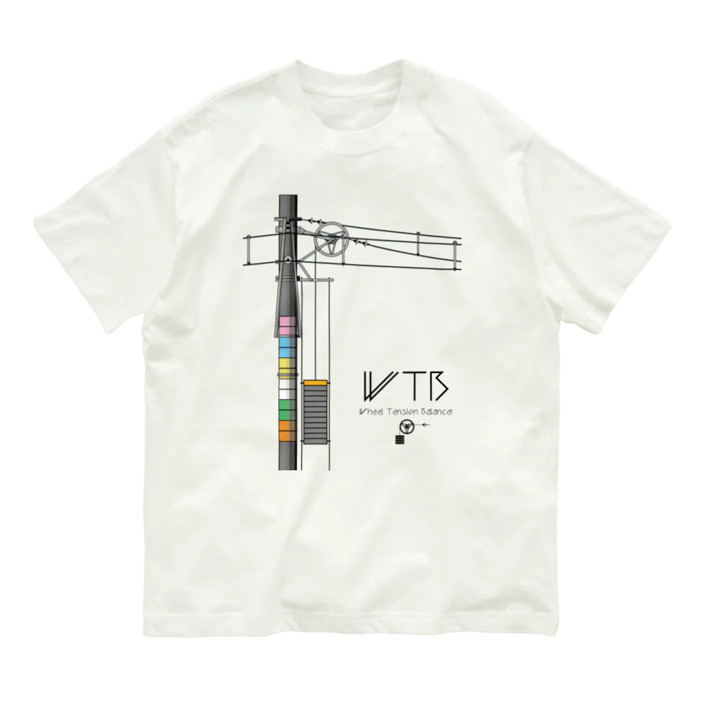 新商品PTオリジナルショップのWTBと電柱（高崎エリア） オーガニックコットンTシャツ