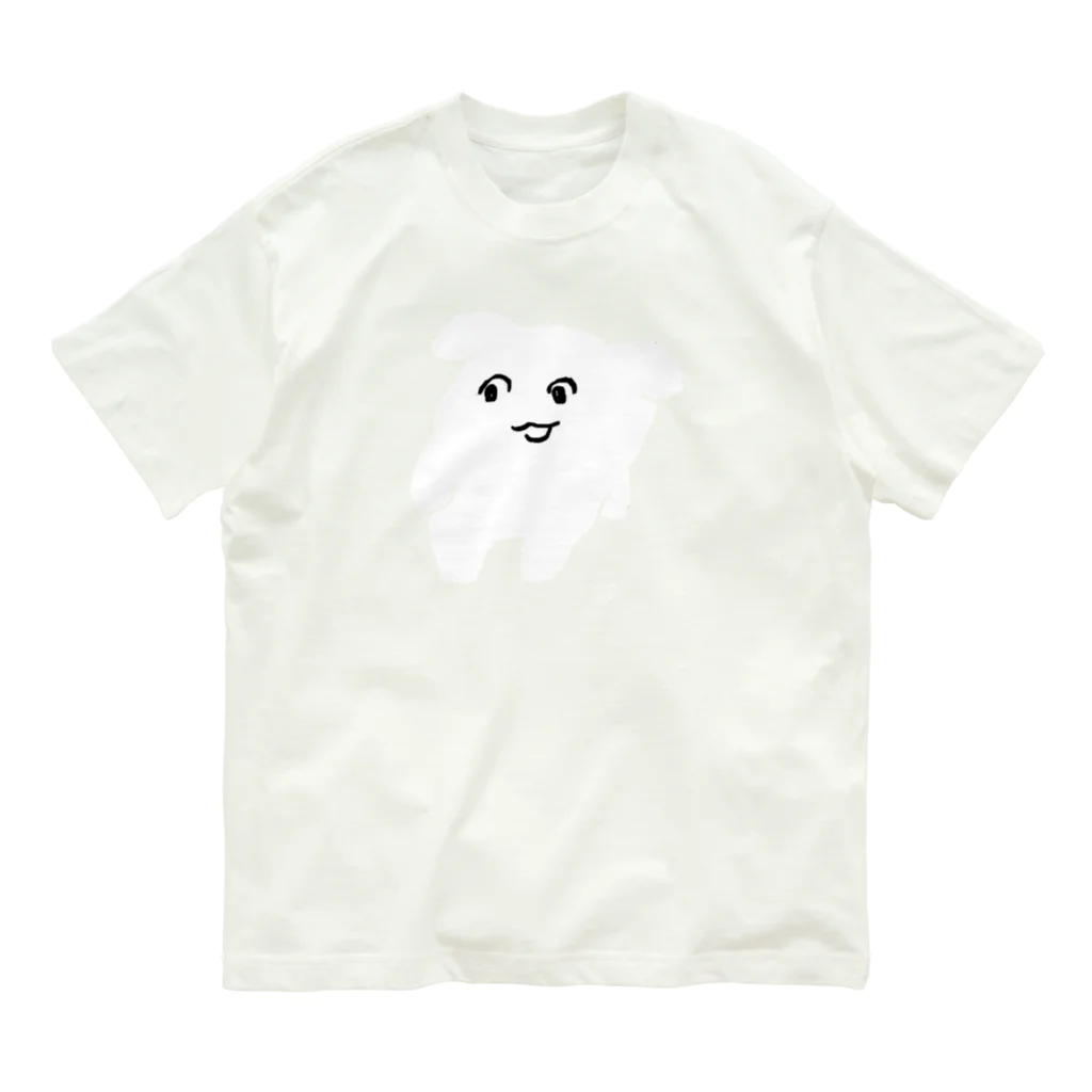 にくまん子のよよ(くろ) Organic Cotton T-Shirt