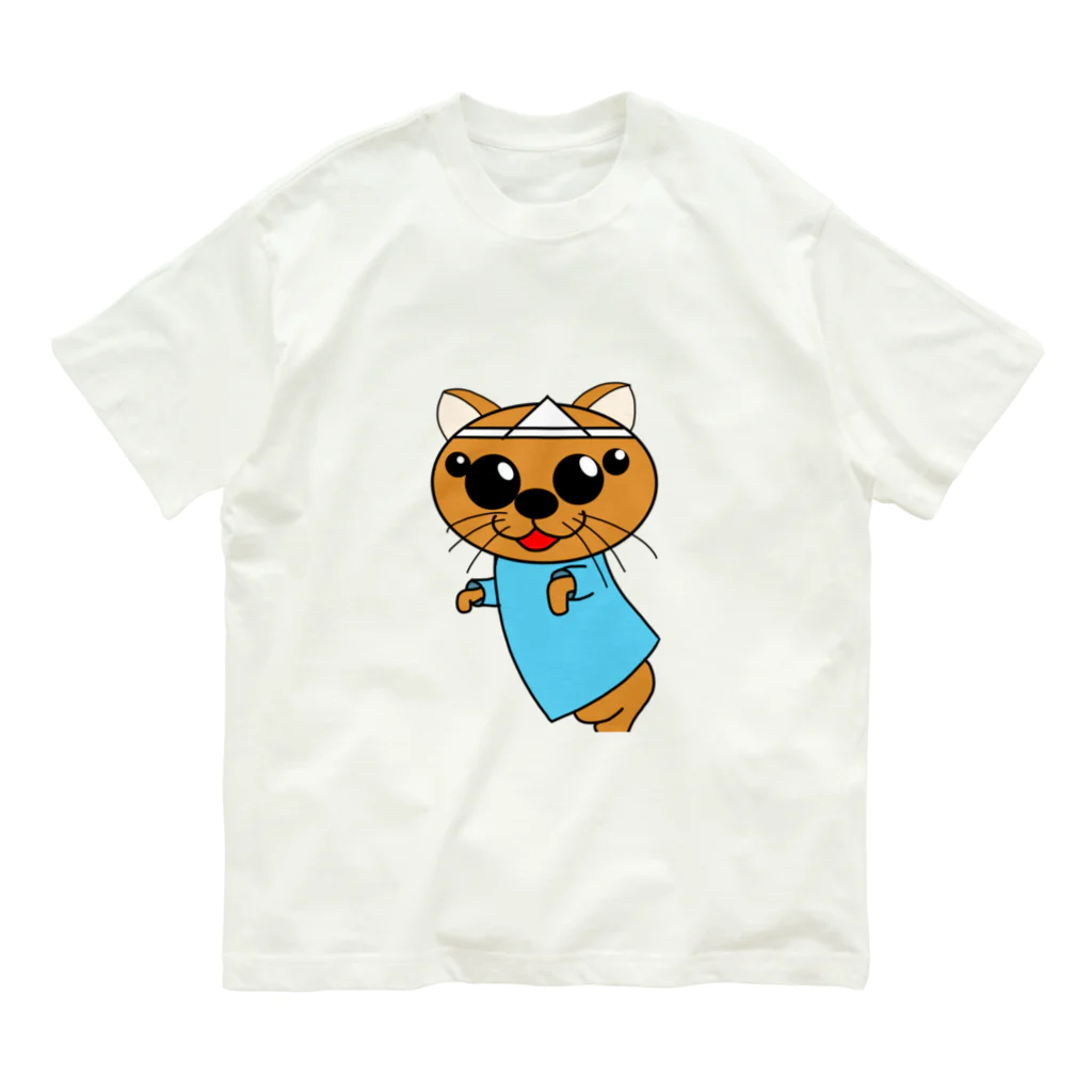 ぽけきゃんのスパイダー猫の幽霊 Organic Cotton T-Shirt