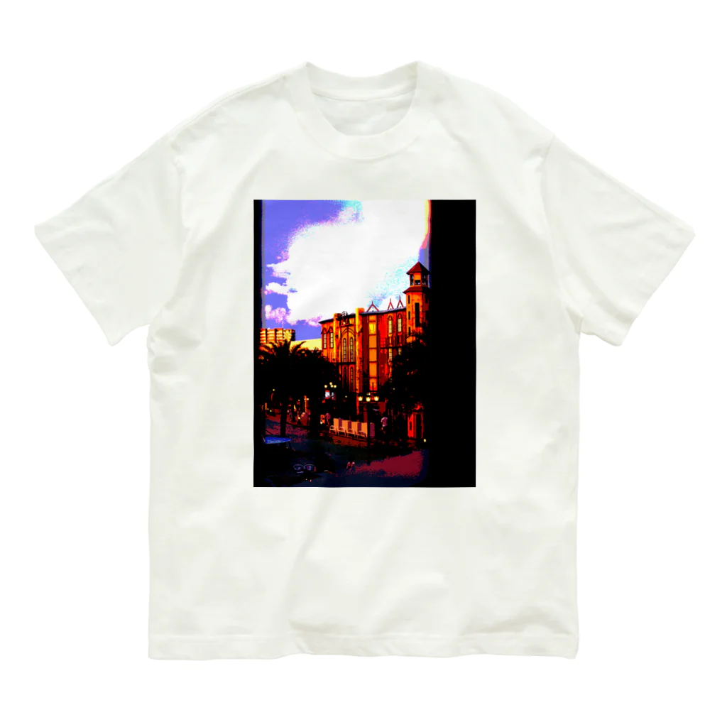 LYdesignのCityscape オーガニックコットンTシャツ